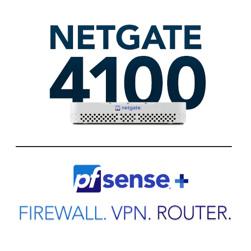 Thiết bị tường lửa Netgate 4100 BASE pfSense+ Security Gateway