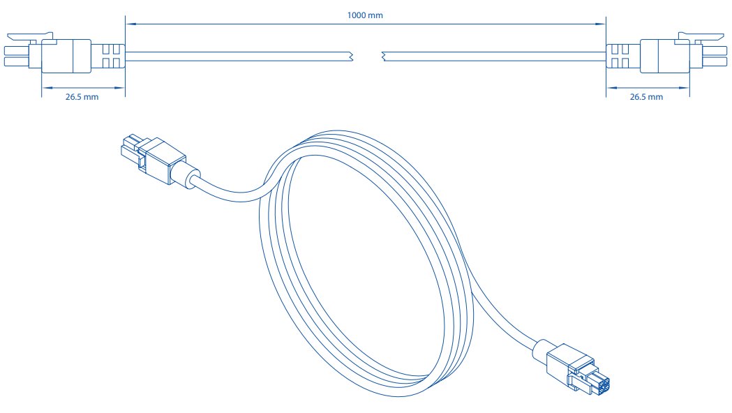 4-PIN TO 4-PIN POWER CABLE (PR2PP10B) là một cáp nguồn 4 chân được sử dụng để kết nối các thiết bị điện tử