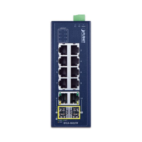 Switch công nghiệp Planet IFGS-1022TF