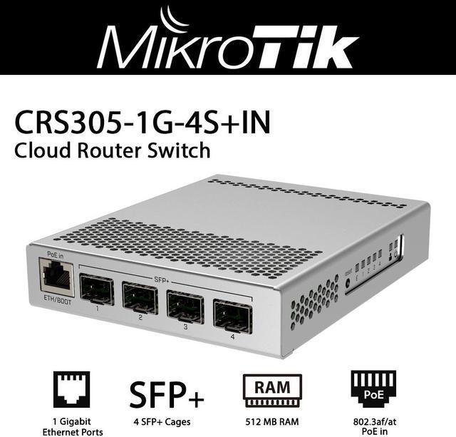 Switch MikroTik CRS305-1G-4S+IN