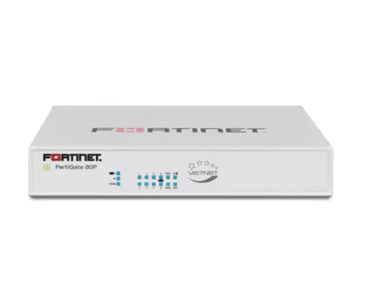 Thiết bị tường lửa Firewall Fortinet FortiGate FG-80F | Thiết bị tường lửa cho mô hình doanh nghiệp 50 nhân sự