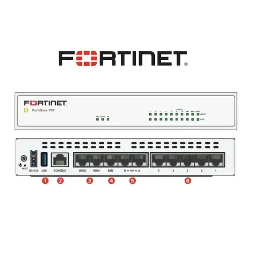 Thiết bị tường lửa Firewall Fortinet FortiGate 70F