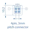 4-PIN TO 4-PIN POWER CABLE (PR2PP10B)