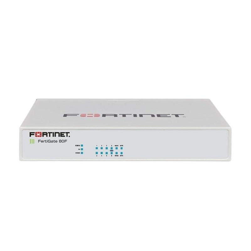 Firewall Fortinet FortiGate 80F (FG-80F-BDL-950-12)  Thiết bị tường lửa cho văn phòng  doanh nghiệp 50 người dùng