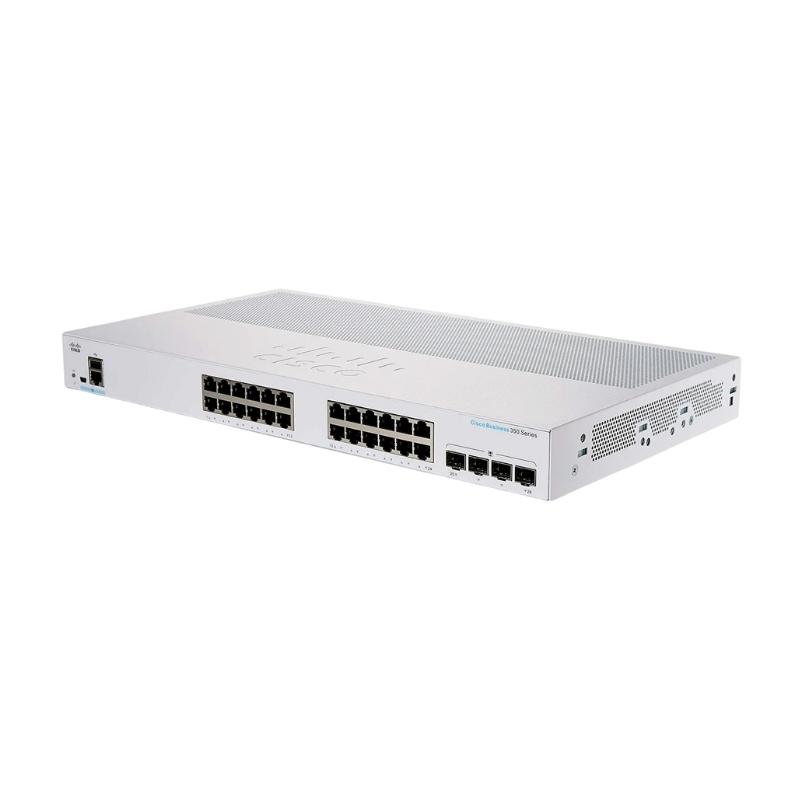 Switch Cisco CBS350-24T-4G-EU  Thiết bị chuyển mạch 24 cổng Gigabit  04 SFP