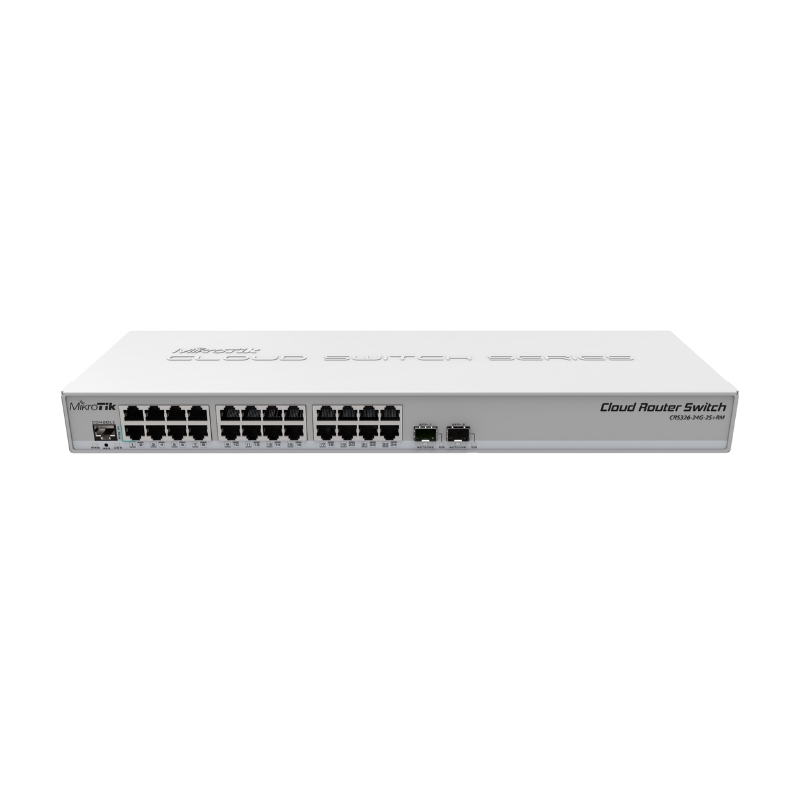 Bộ chuyển mạch Switch MikroTik CRS326-24G-2S+RM