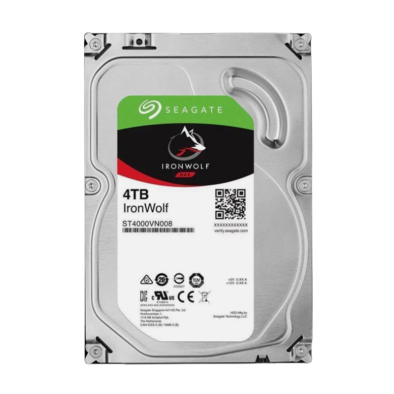 Ổ cứng HDD Seagate IronWolf 4TB (ST4000VN006) 3.5 inch  5400RPM  SATA  256MB Cache