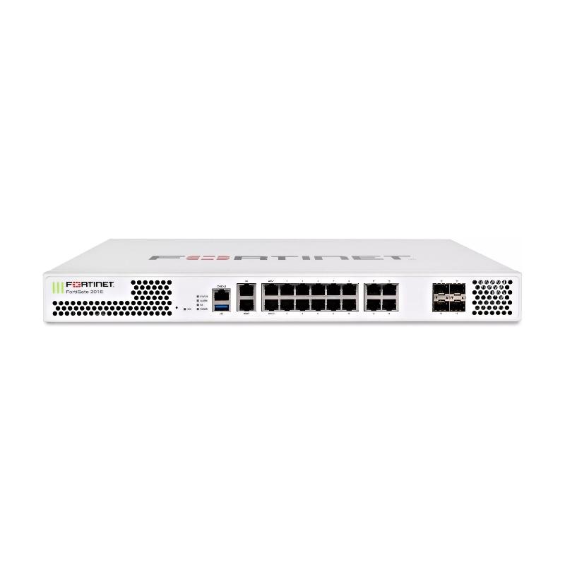 Firewall Fortinet FortiGate 201E (FG-201E-BDL-950-12)  Thiết bị tường lửa cho văn phòng  doanh nghiệp 250 người dùng