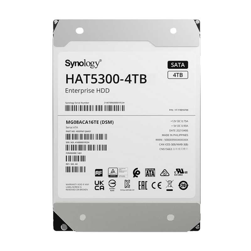 Ổ cứng HDD Synology HAT5300 4TB 3.5 inch 7200rpm  SATA 6Gb/s