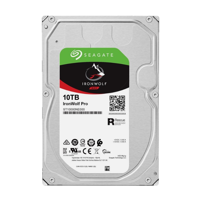 Ổ cứng HDD Seagate Ironwolf Pro 10TB (ST10000NT001) 3.5 inch  7200RPM  SATA3  256MB Cache