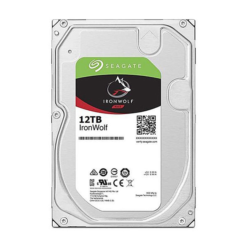 Ổ cứng HDD Seagate IronWolf 12TB (ST12000VN0008) 3.5 inch  7200RPM  SATA  256 MB Cache