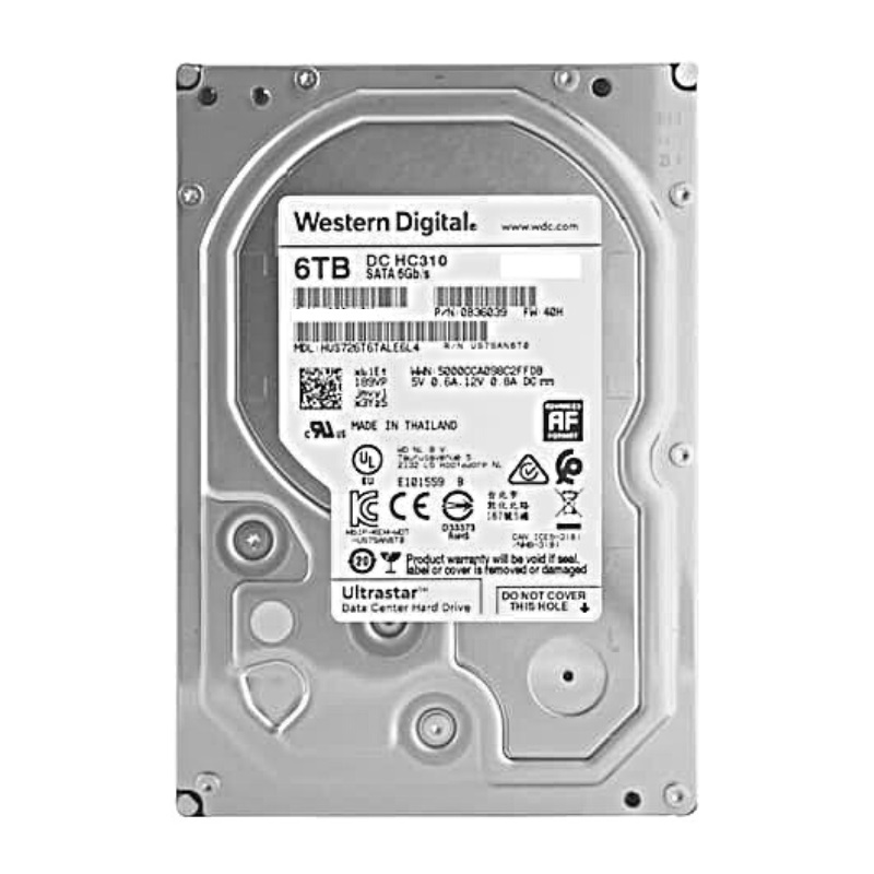 Ổ cứng WD Ultrastar DC HC310 6TB  3.5  SATA 3  256MB Cache  7200RPM  512e SE (0B36039)