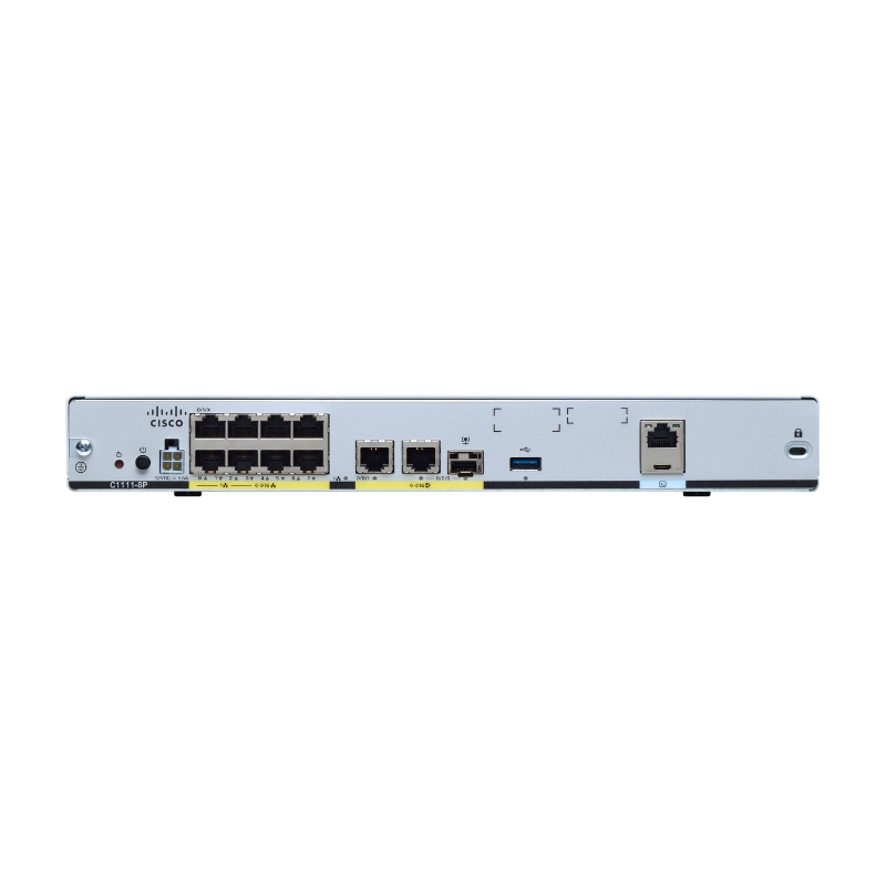 Cisco C1111-8P (C1111 8P) ISR 1100 Series Integrated Services Router  8 Ports Dual GE WAN Ethernet Router